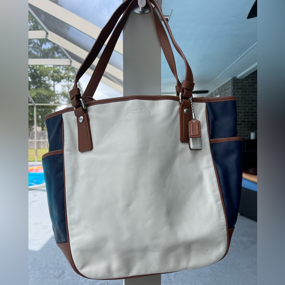 Coach Park Leather Tote